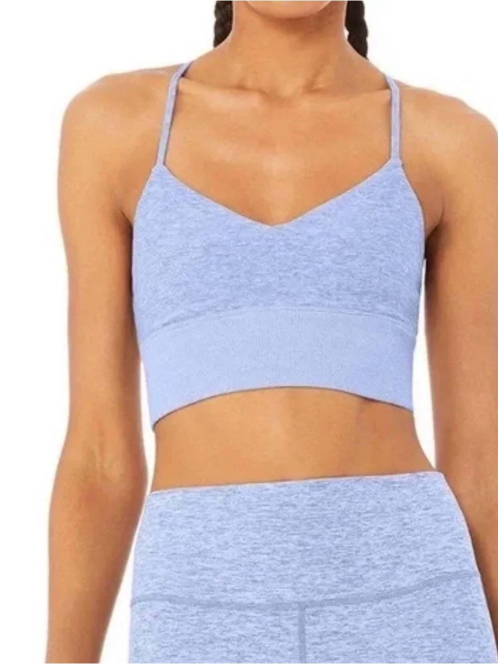 ALO Yoga Alosoft Lavish Bra in Marina Heather